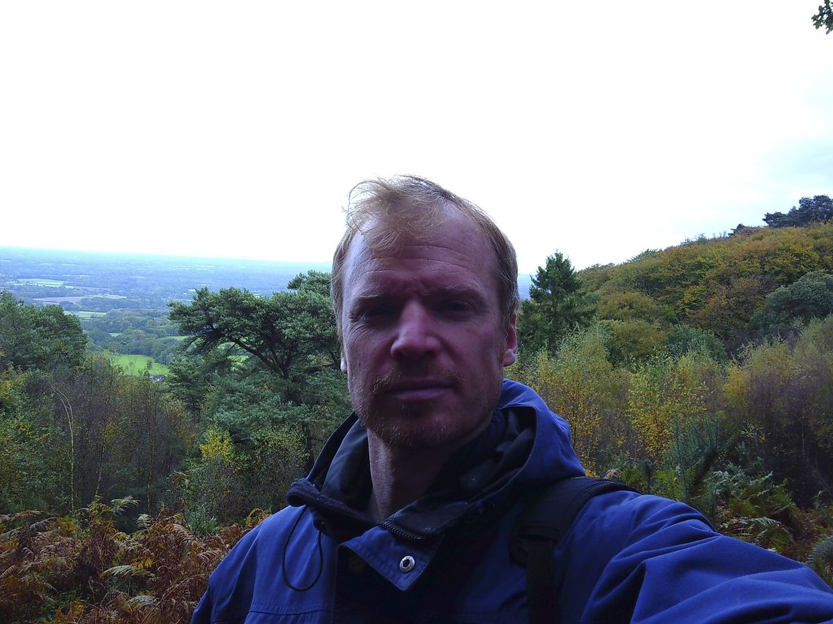 Selfie taken with the Camp Snap camera