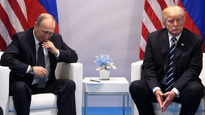 One of the meetings between Trump and Putin at G-20.