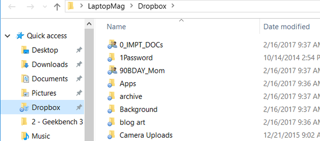 adding password to dropbox folder
