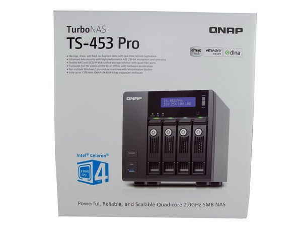 QNAP TS-453 Pro-8G NAS Packaging, Contents And Exterior