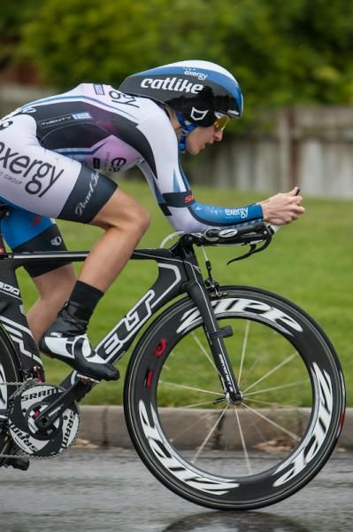 Kristin McGrath (Exergy) gets out on the course.