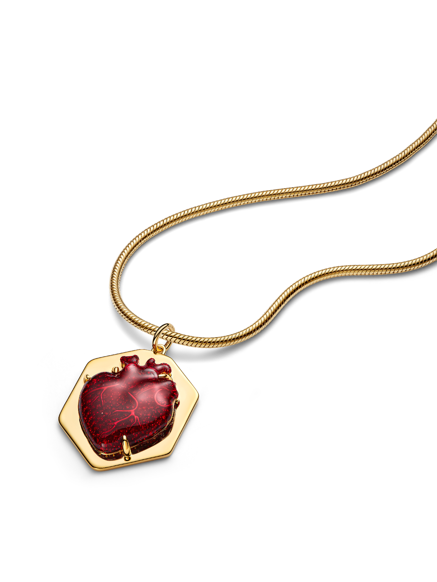Pat Mcgrath the Beating Heart Oversized Dangle Charm