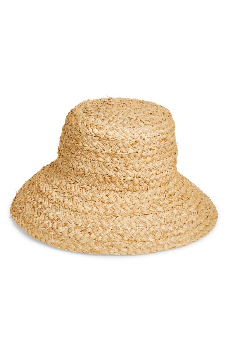 Braided Straw Bucket Hat