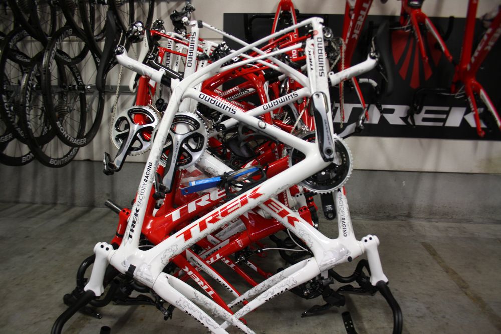 The team's frames for Paris-Roubaix