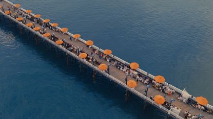 Zegna S/S 2027 runway show Malibu Pier LA