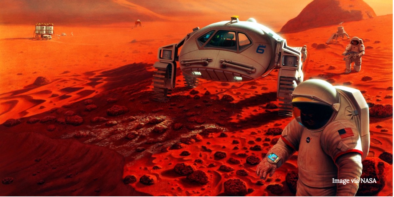 Colonizing Mars art