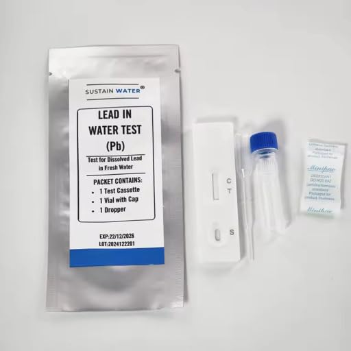 Lead Drinking Water Test Kit &amp;ndash; High-Sensitivity (0-4ppb) Home Water Quality Testing | Fast, Accurate Detection of Lead Contamination in Tap &amp;amp; Well Water