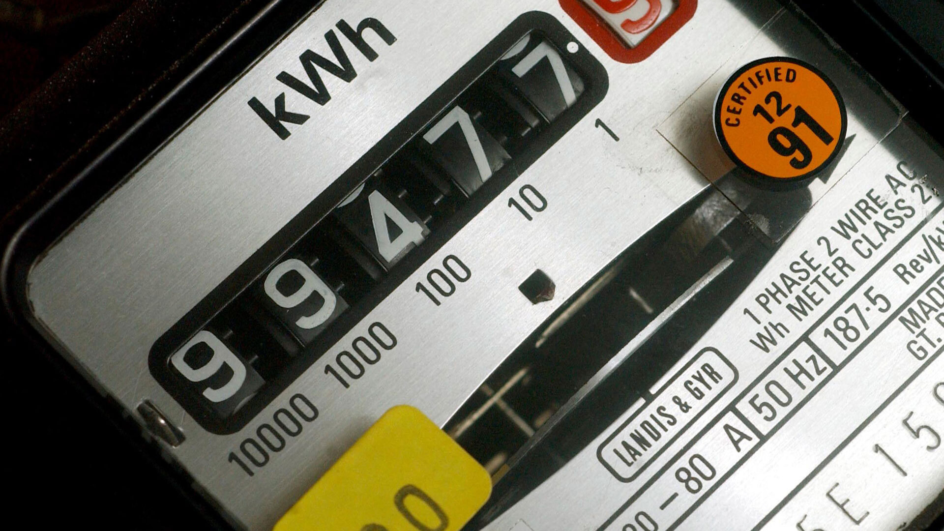 an electric meter