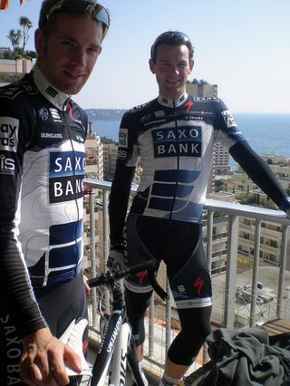 Saxo Bank's Michael Mørkøv and Alex Rasmussen.