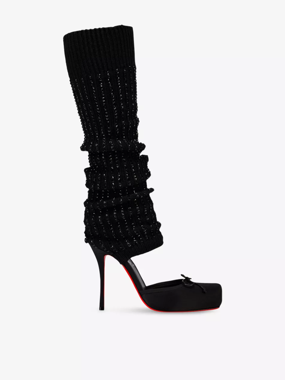 Cassia Annmac 100 Crepe Satin Heeled Courts - Eur 36 / 3 Uk Women