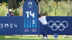 Xander Schauffele at the 2024 Olympics