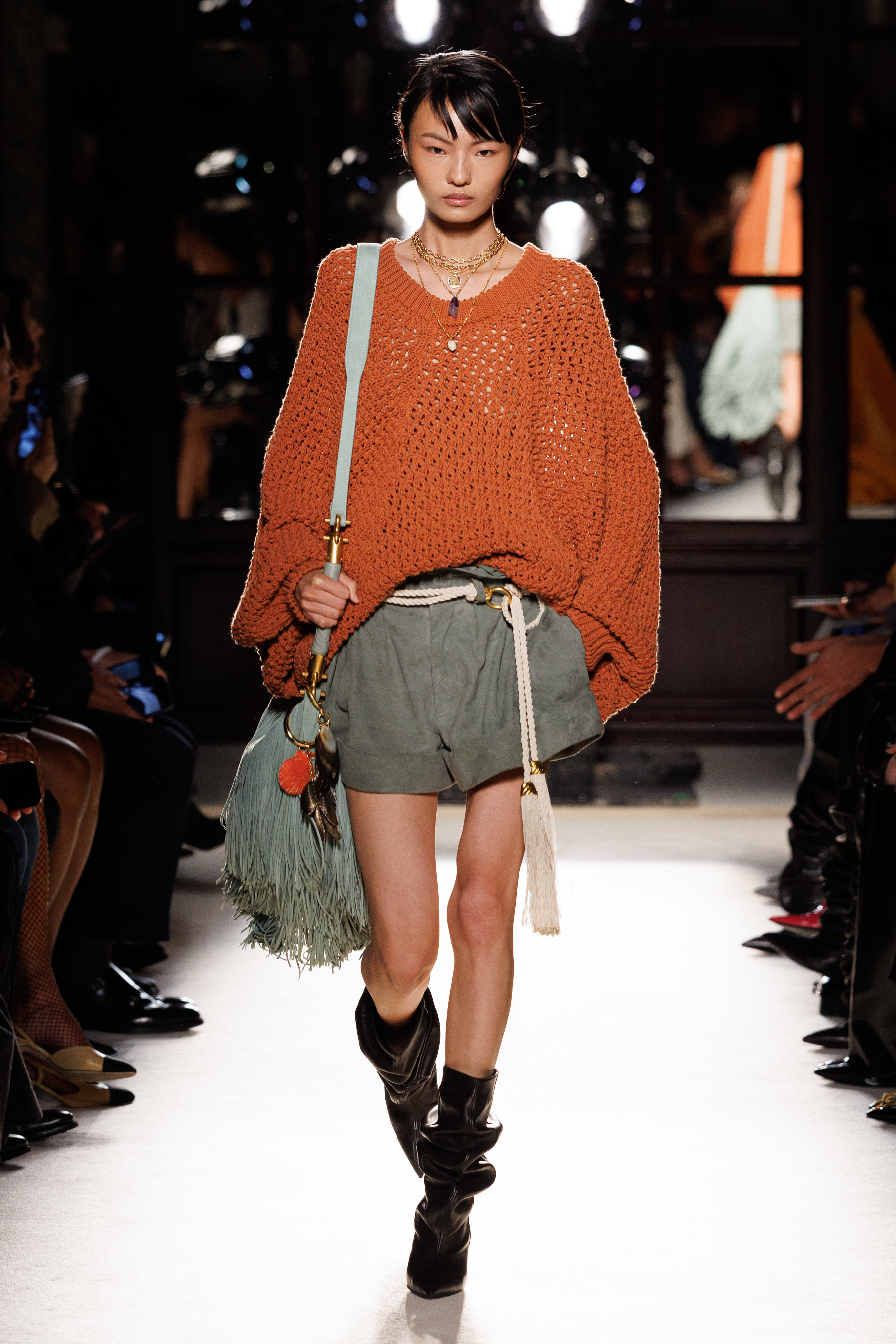 Model walking in the Balmain spring/summer 2026 runway show.