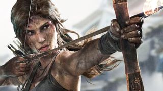 Lara Croft in Tomb Raider (2013) game poster