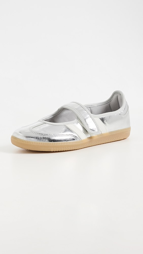 Samba Jane Sneakers - Silver Met/off White/gum 4