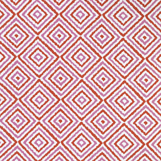 retro pattern with hot pink white and orange