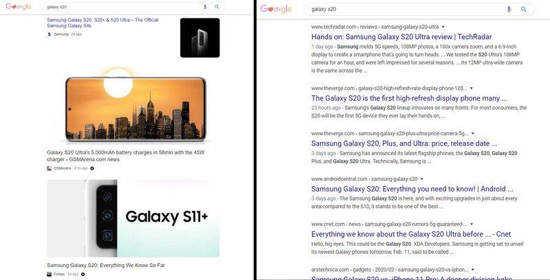 Google Search Results Test Close