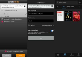 How to send files to your Amazon Kindle device on Android