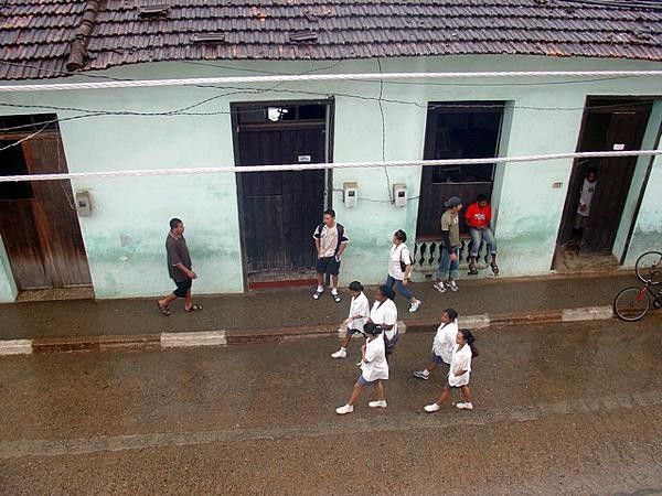 Gianluca Cavalli checks out the street scene in Baracoa, Cuba .