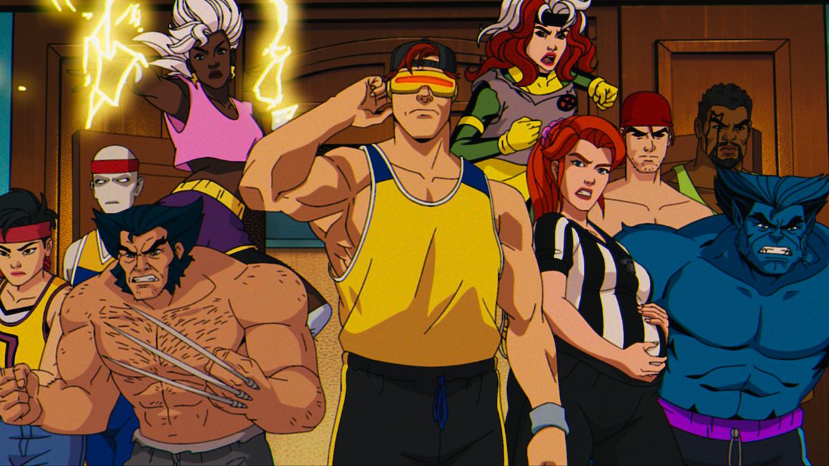 X-Men &#039;97 characters dressed in athletic apparel