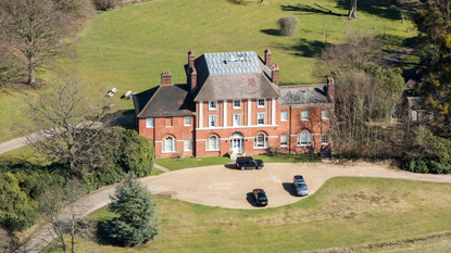 An aerial shot of Forest Lodge in Windsor