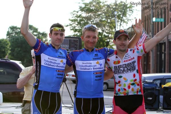 Men's podium