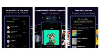Best NFT apps for iPhone: images of NFTs on the Token.art app