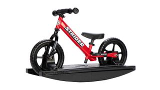 STRIDER12 Sport Baby Bundle Balance Bike with Rocker which is one of the best balance bikes for kids