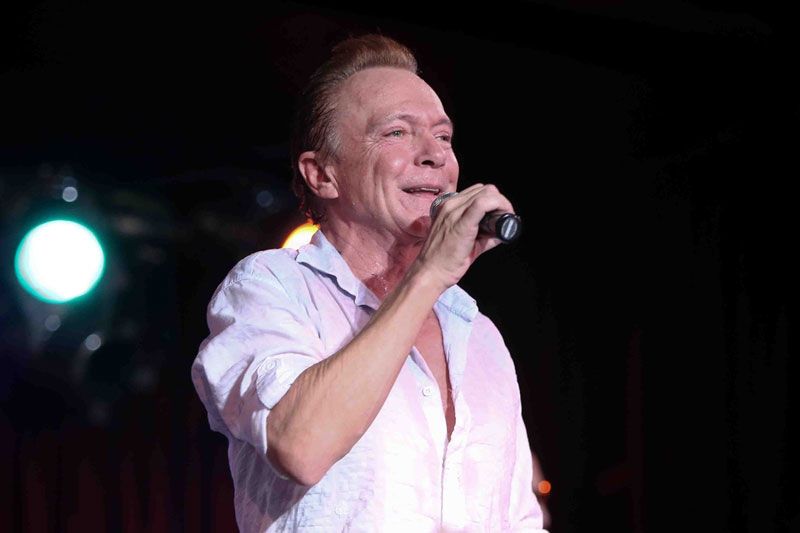 David Cassidy at a concert in 2015.