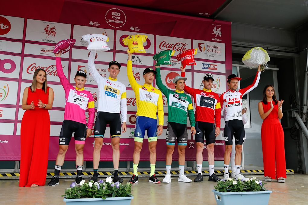 The 2019 Tour de Wallonie jersey winners
