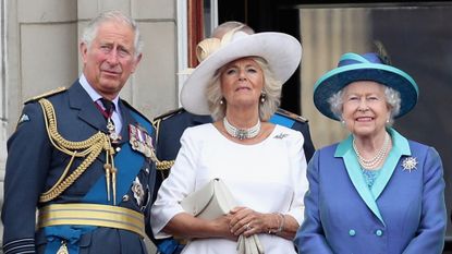 Queen Elizabeth and Queen Camilla together