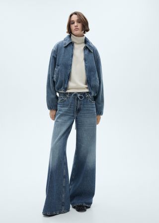 Pocketed Denim Jacket - Women | Mango Usa