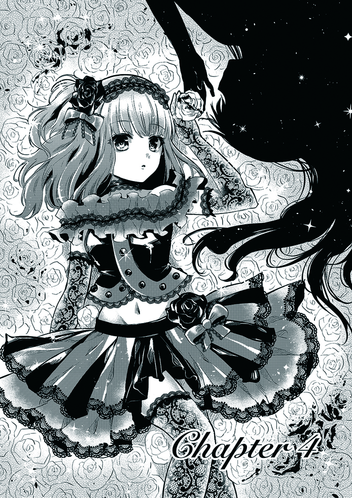 Artist's studio; monochrome anime girl
