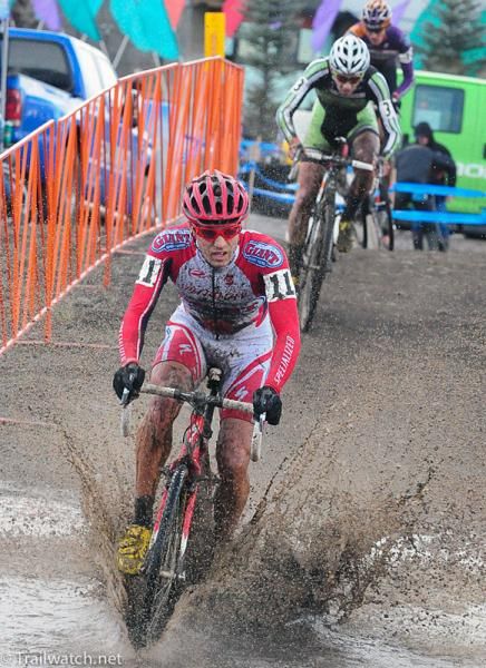 Jesse Anthony (California Giant Berry) riding in the top ten.