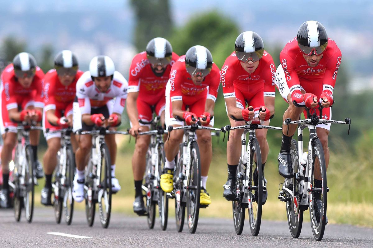 Cofidis struggled in the team time trial