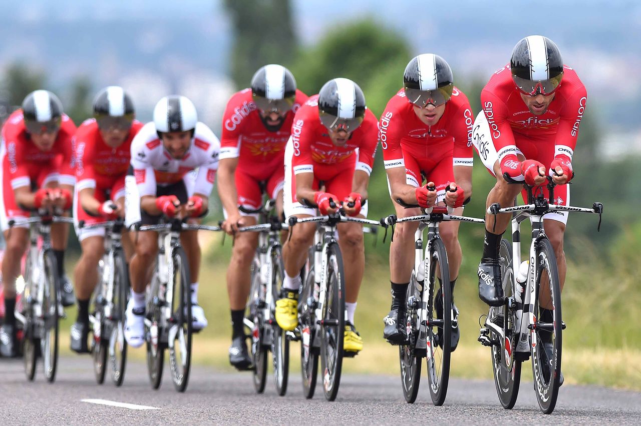 Cofidis struggled in the team time trial
