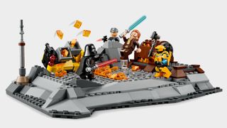 LEGO Obi-Wan Kenobi vs. Darth Vader closeup