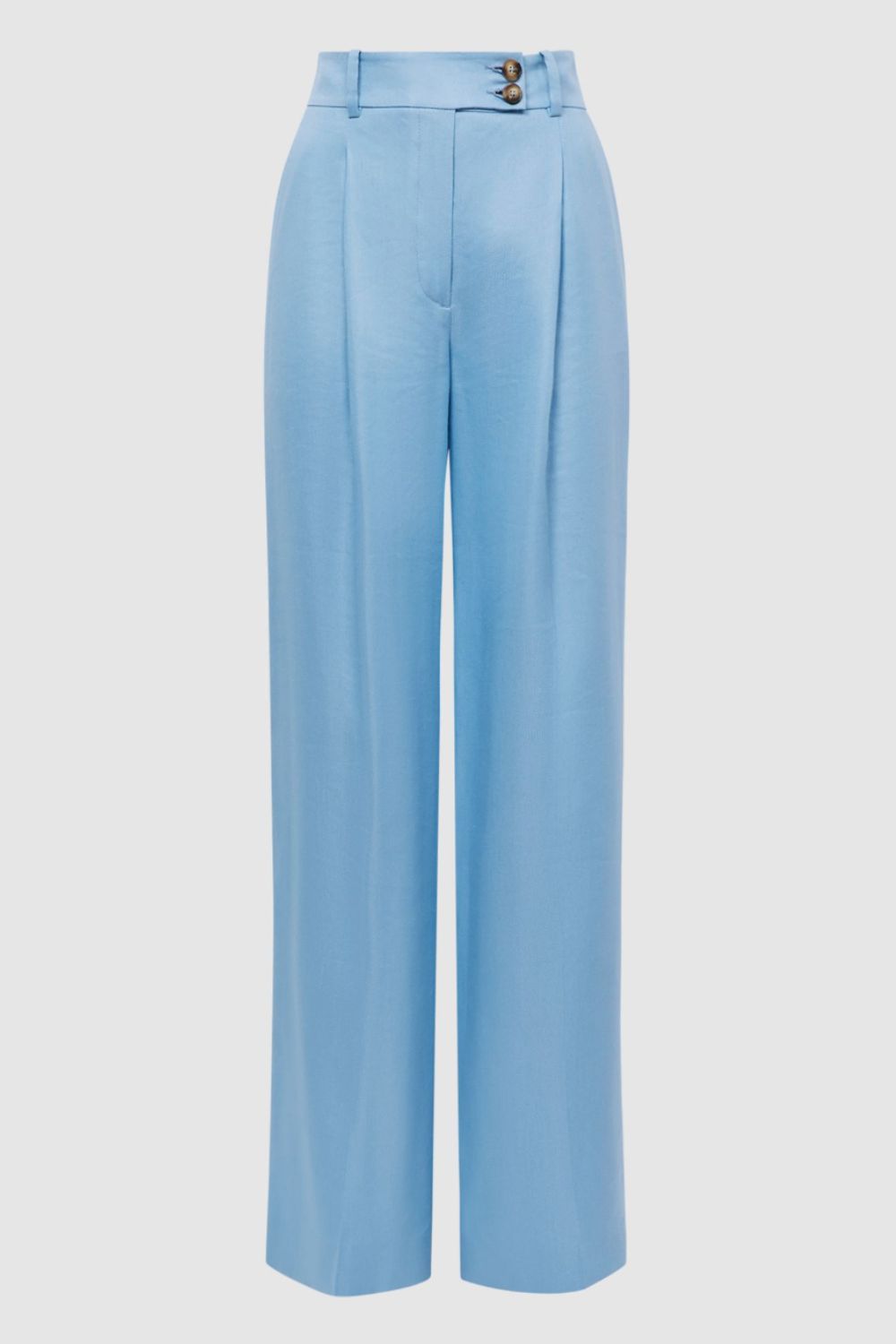 Reiss Hollie Wide Leg Linen Trousers