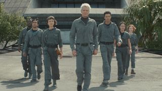 Kirsh leading The Lost Boys on a mission in Alien: Earth