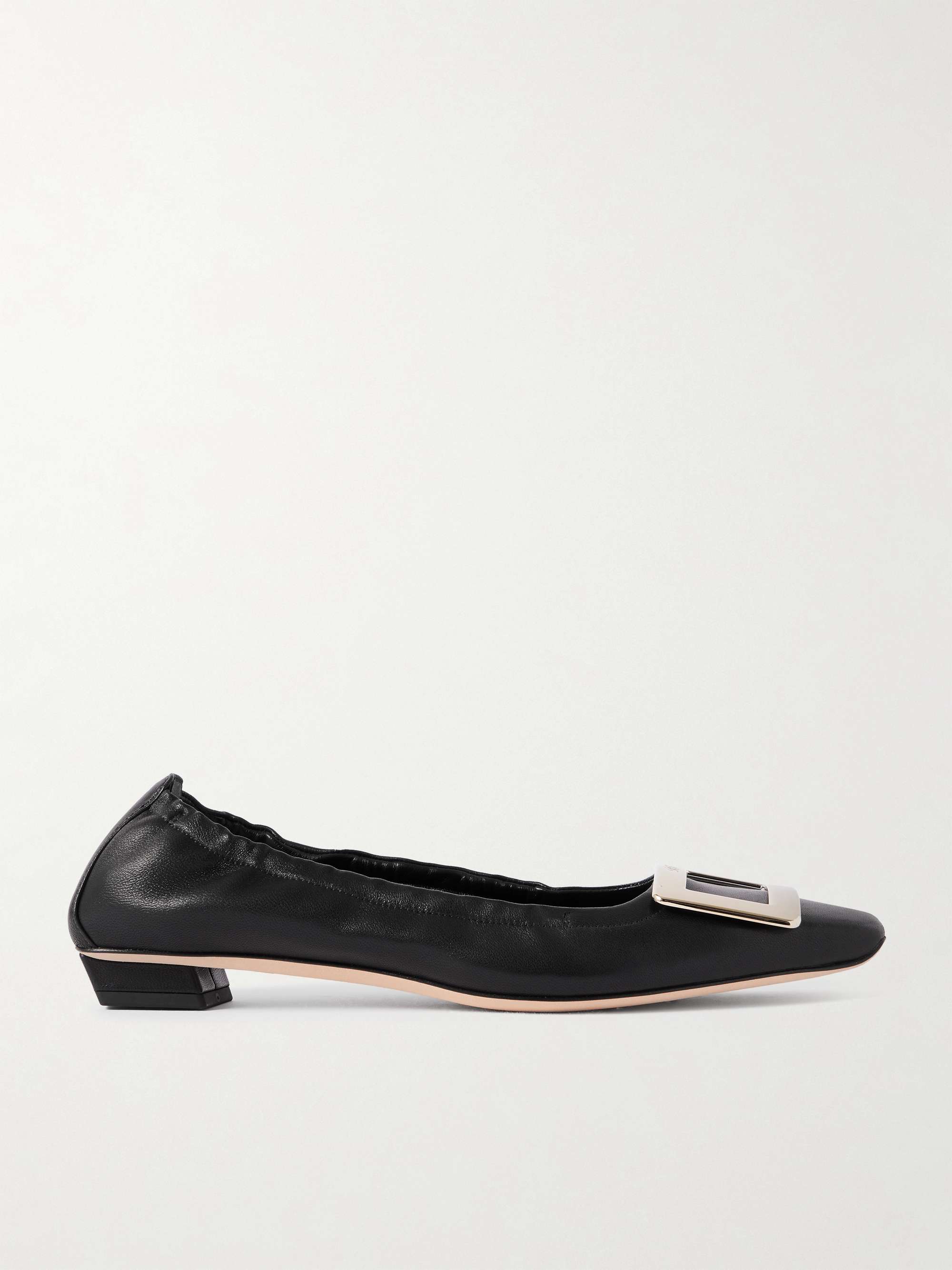 Belle Vivier Leather Ballet Flats