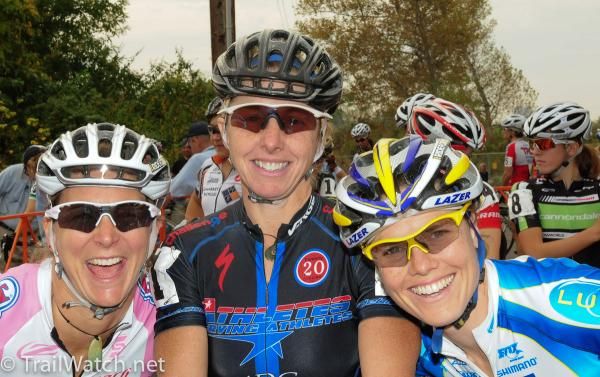 Race favorites (L to R) Meredith Miller, Laura Van Gilder, and Georgia Gould