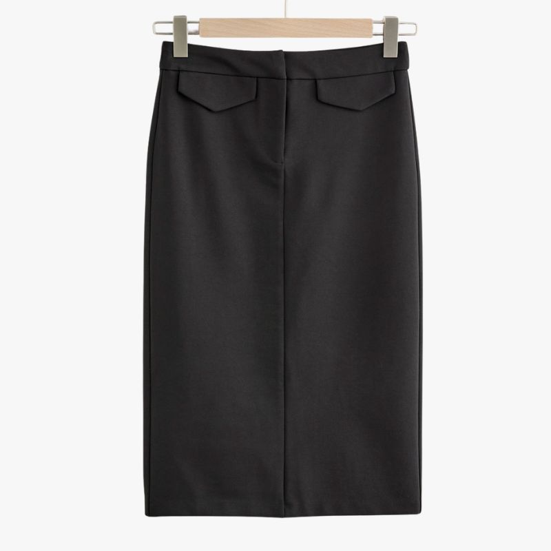 A cut out of a black Next pencil skirt