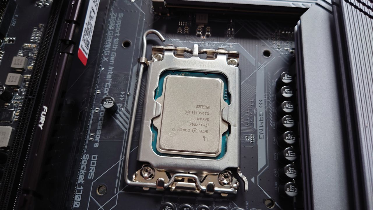 The processor is now ready to receive the AIO