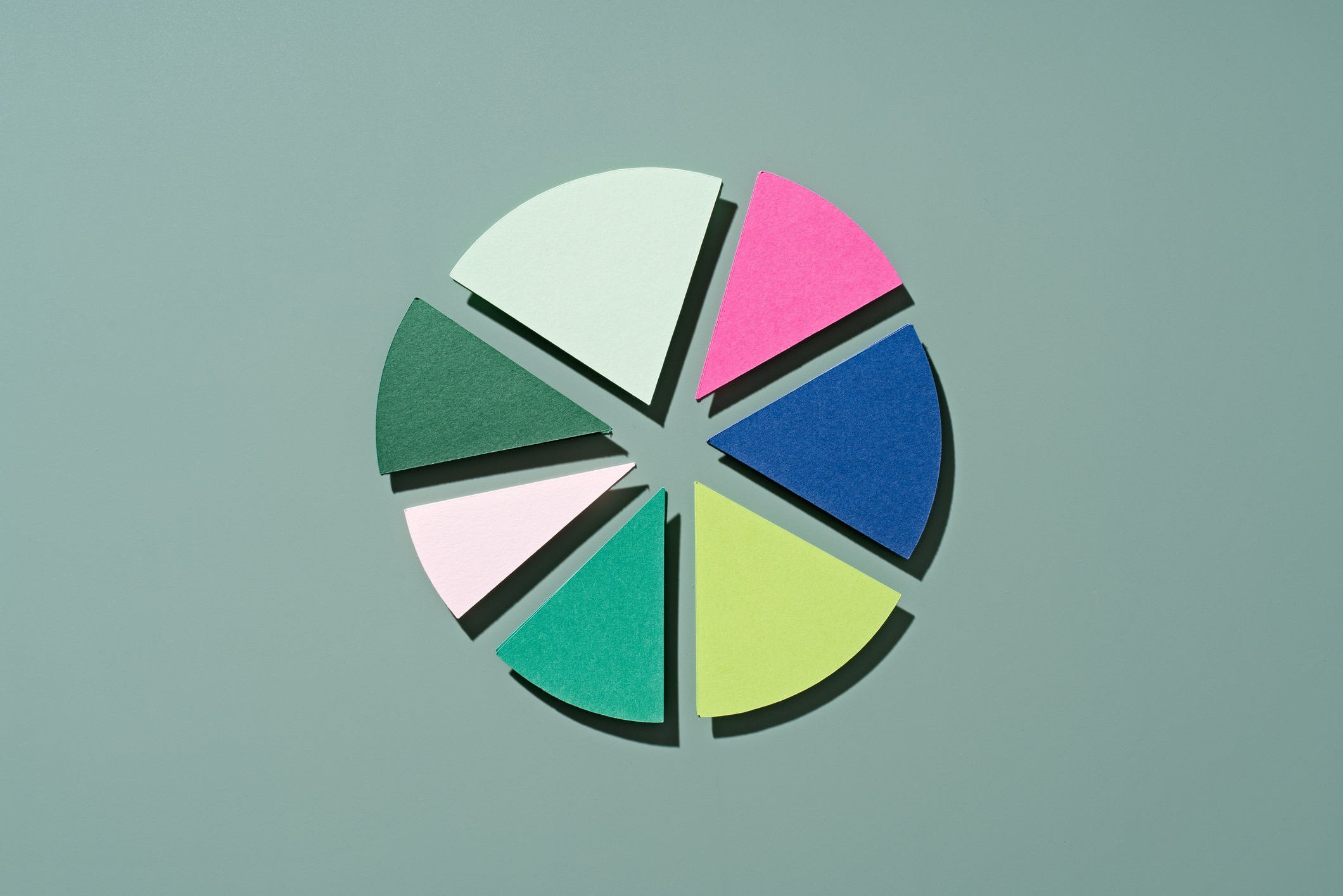 Pie Chart with Separated Segments