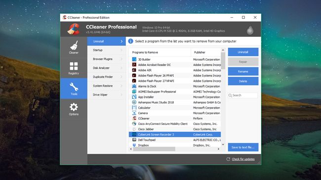 ccleaner pro piriform