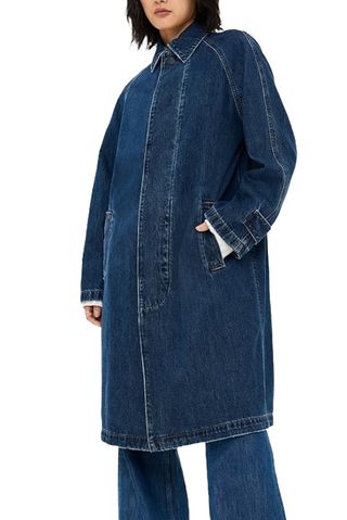 Denim Car Coat