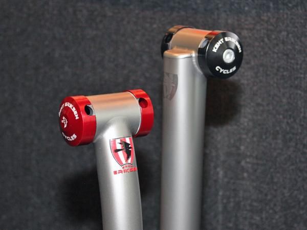 Eriksen has redesigned its seatpost hardware to improve durability.