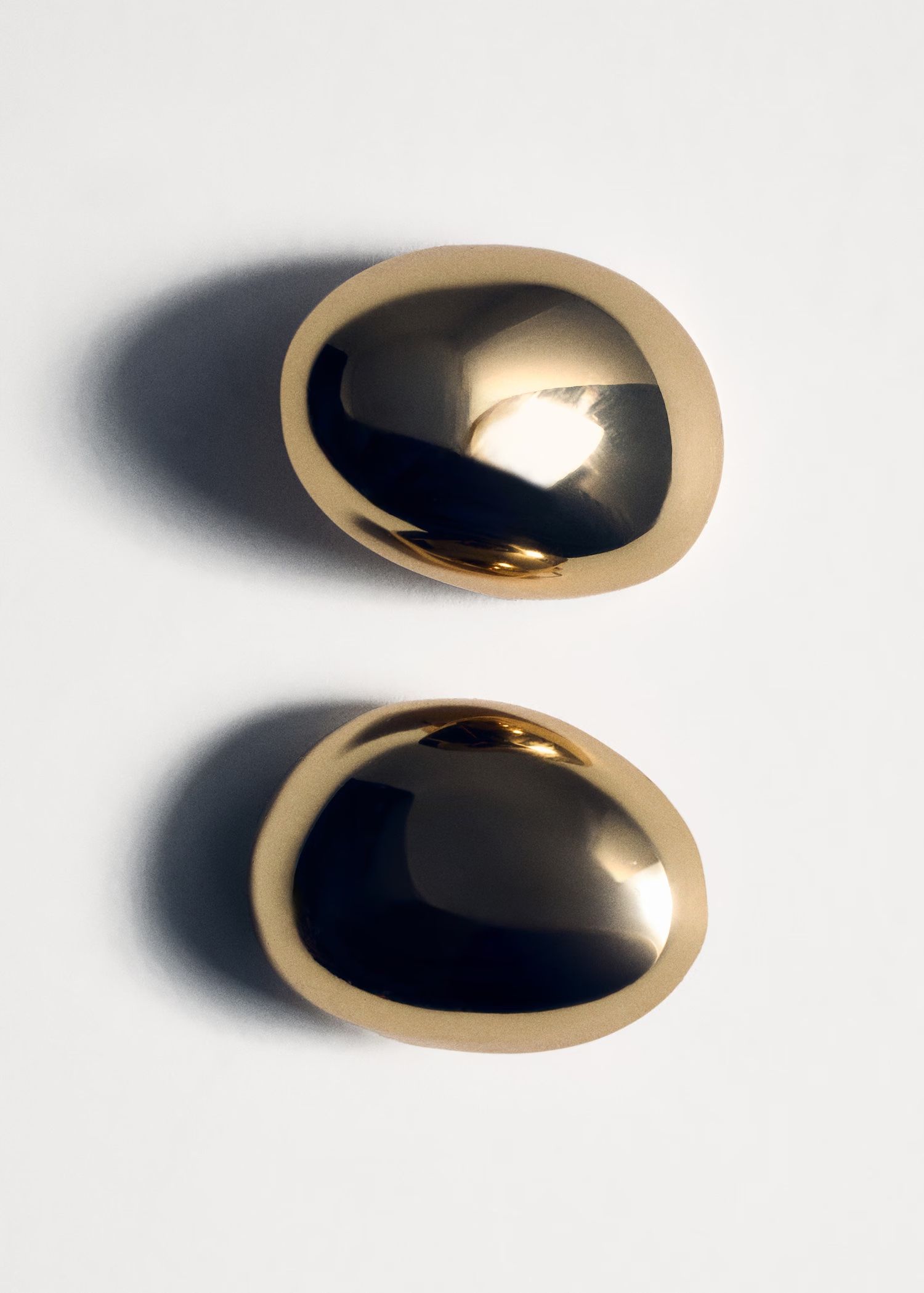MANGO, Round Volume Earrings
