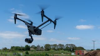 DJI Inspire 3 flying