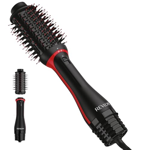 Revlon One Step Volumizer Plus Hair Dryer and Styler | More Volume, Less Damage, and More Styling Control for Easy and Fast Salon-Style Blowouts, Plus Travel Friendly (black)