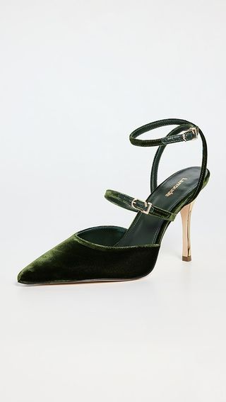 Larroude Kris Velvet Pump